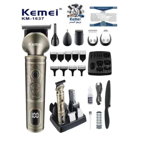 kemei km 1637 ماكينة العناية متعددة الاستخدام 21 ف...