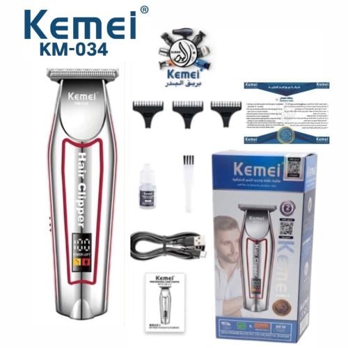 ماكينة حلاقة كيمي Kemei KM-034 الاحترافية لتحديد ا...