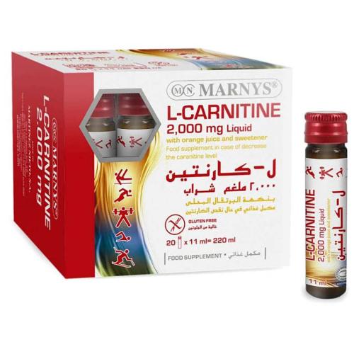مارنيز ال - كارنيتين 2000 مجم 20 قارورة شراب