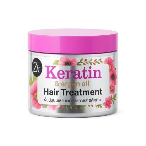 ماسك معالج الشعر بالكراتين وزيت الأرجان من زيكلوبف...