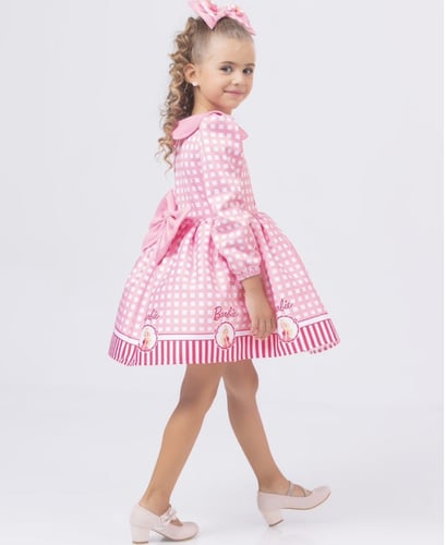 فستان بنات -باربي كم طويل