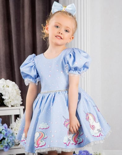 فستان بنات -يونيكرون فاخر