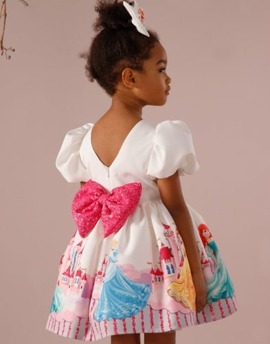 فستان بنات - اميرات ديزني الفاخر