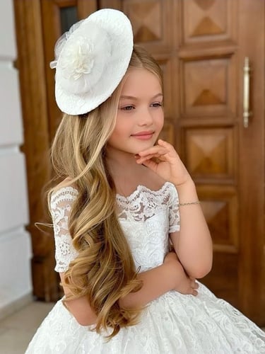 فستان بنات-اميرات فخم