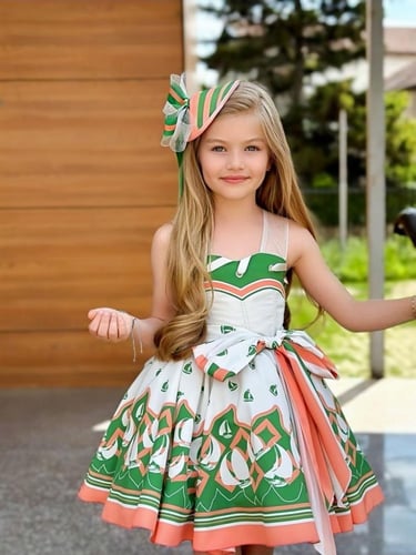 فستان بنات-فستان انيق