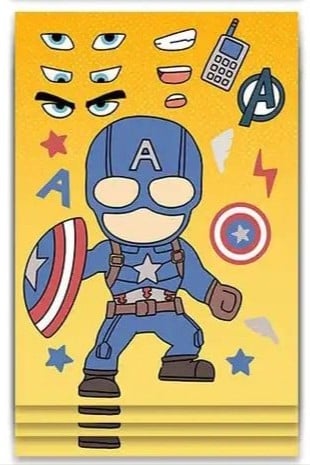 ملصقات لغز تركيب للأطفال