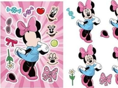 ملصقات لغز تركيب للأطفال