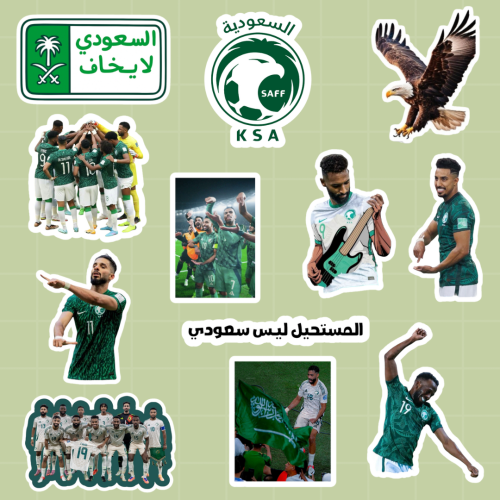 استكرات المنتخب السعودي