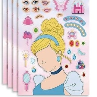 ملصقات لغز تركيب للأطفال