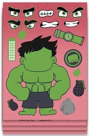 ملصقات لغز تركيب للأطفال