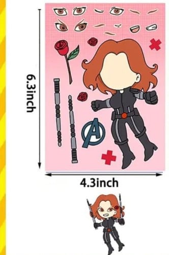 ملصقات لغز تركيب للأطفال