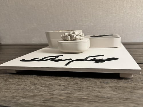 مجموعة مبخرة مربعة مع الاسم ( بيج )