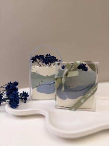 توزيعات صابون طبيعي ( بيبي بلو & جرين )