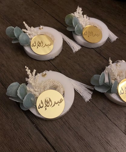 توزيعات صابون بالشكل الدائري مع ليفة طبيعية عدد 12