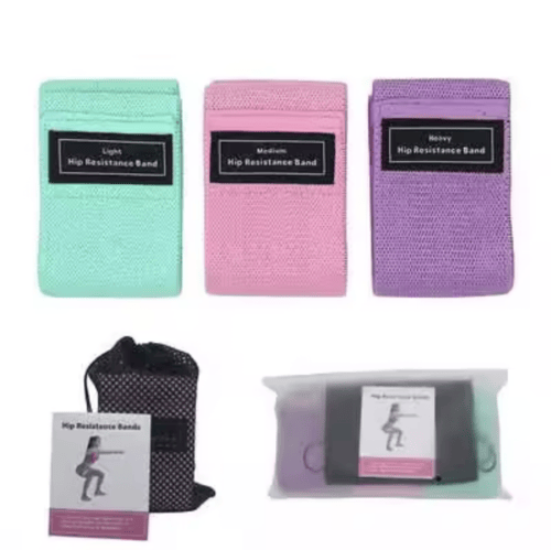 حبل مقاومة قصير ( مجموعة من ٣ قطع )