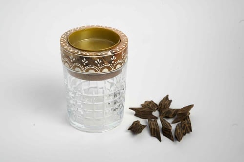 مبخرة بمحزن زجاج