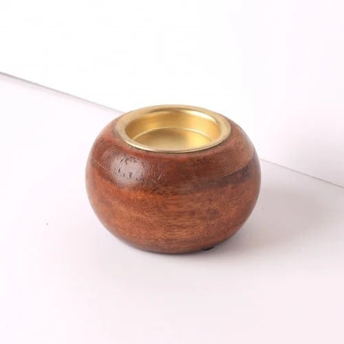 مبخرة خشب دائرية سادة
