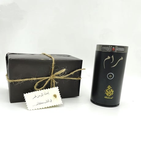 مبخرة شعر اسطوانيه اسود