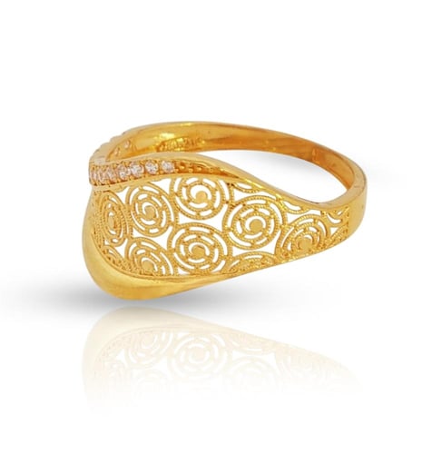 خاتم ذهب - عيار 21- 1.830جرام تقريباً