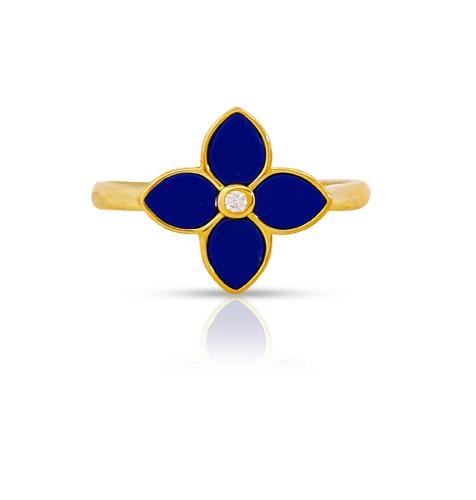 خاتم ذهب - عيار 18- 1.570 جرام تقريباً- مقاس 13