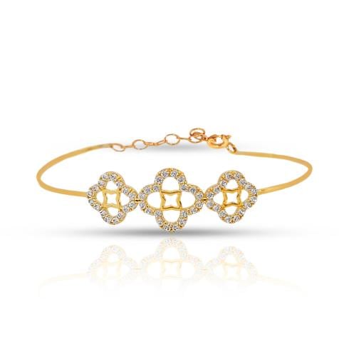 اسوارة ذهب اطفال - عيار 18- 1.15 جرام تقريباً