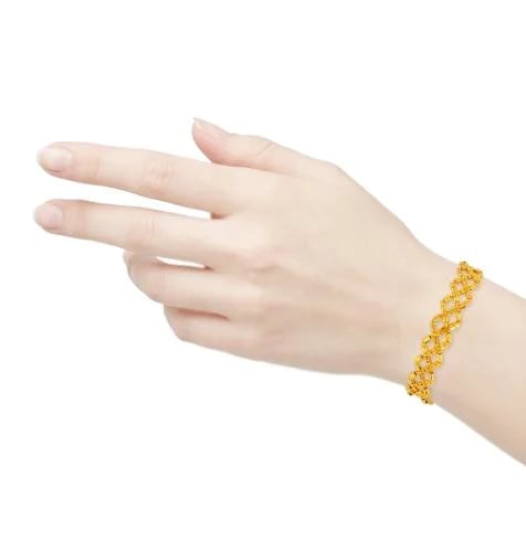 Gold bracelet - 18 karat - approximately 6.31 grams
