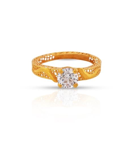 دبلة ذهب عبدالغني - عيار 21 - 2.31 جرام تقريباً