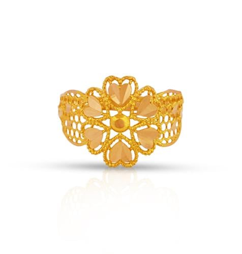 خاتم ذهب - عيار 21- 1.51 جرام تقريباً