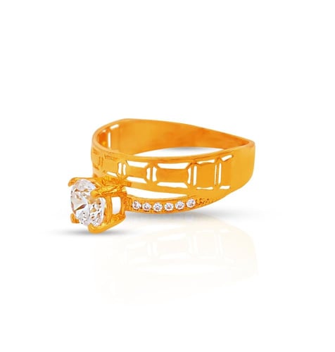 خاتم ذهب - عيار 21-2.67 جرام تقريباً