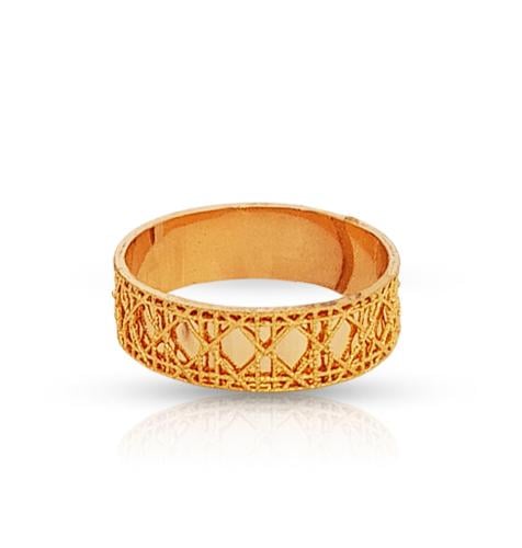 خاتم ذهب - عيار 18- 2.53 جرام تقريباً