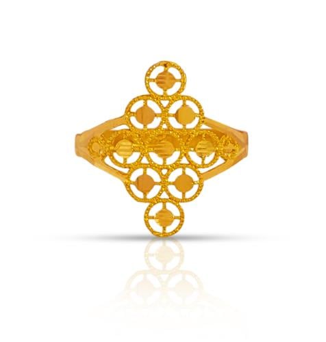 خاتم ذهب - عيار 21- 1.44 جرام تقريباً