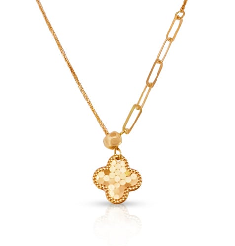 عقد ذهب - عيار 18- 0.98 جرام تقريباً