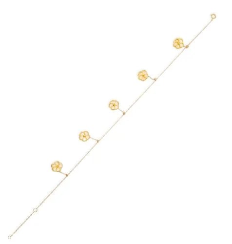 Gold anklet - 18 karat - approximately 3.48 grams
