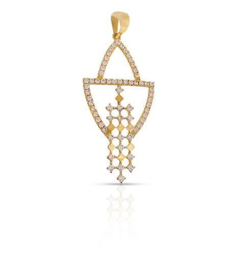 تعليقة ذهب - عيار 18- 1.280 جرام تقريباً