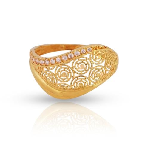 خاتم ذهب - عيار 21- 1.830جرام تقريباً