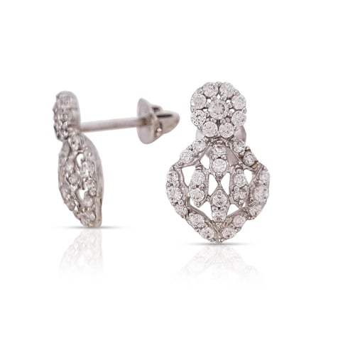 طقم ذهب ابيض - عيار 18- 27.650 جرام تقريباً