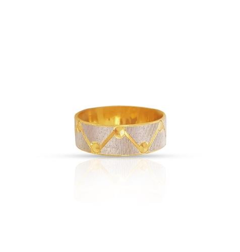 دبلة ذهب عبدالغني - عيار 21 - 3.430 جرام تقريباً-...