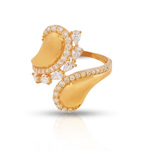 خاتم ذهب - عيار 18- 2.25 جرام تقريباً