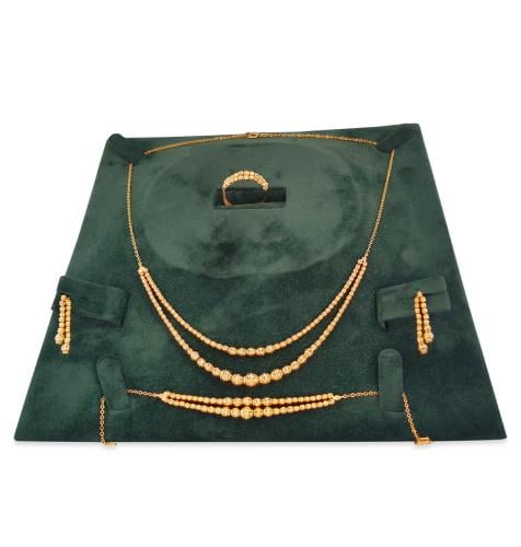 طقم ذهب - عيار 21- 17.29 جرام تقريباً