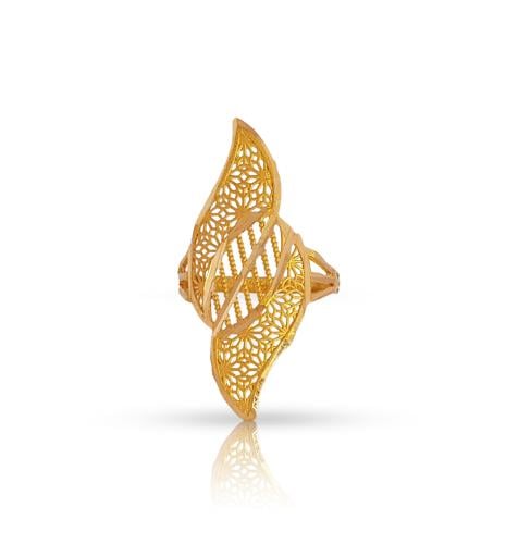 خاتم ذهب - عيار 21-2.2 جرام تقريباً