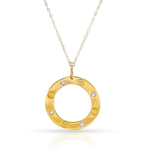 عقد ذهب - عيار 18- 1.040 جرام تقريباً