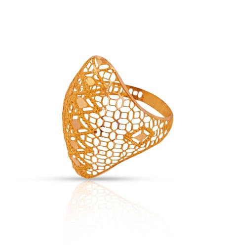 خاتم ذهب - عيار 21- 1.830 جرام تقريباً-مقاس 15