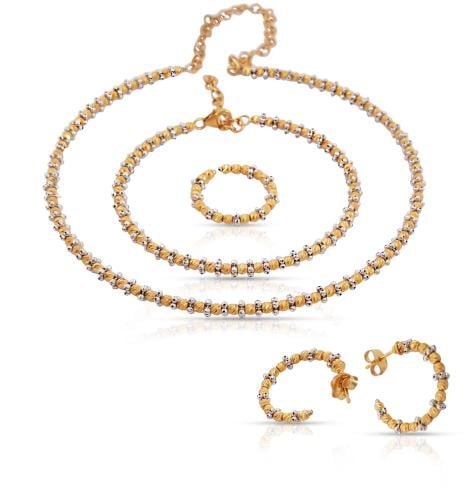 طقم ذهب - عيار 18- 26.180 جرام تقريباً