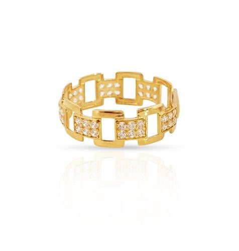 دبلة ذهب عبدالغني - عيار 18 - 1.560 جرام تقريباً