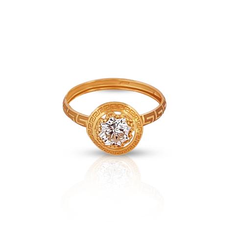 خاتم ذهب - عيار 18- 1.05 جرام تقريباً