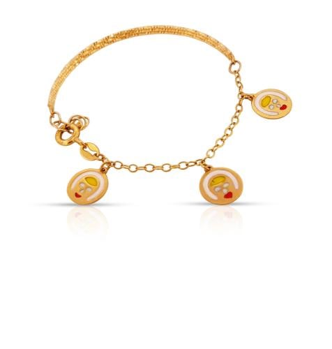 اسوارة ذهب اطفال - عيار 18- 2.070 جرام تقريباً