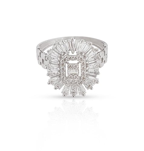 خاتم ذهب - عيار 18- 2.420 جرام تقريباً- مقاس 14