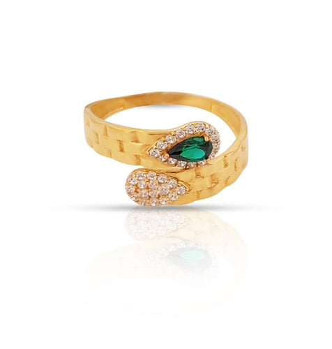 خاتم ذهب ناعم وفخم - عيار 18- 1.82 جرام تقريباً