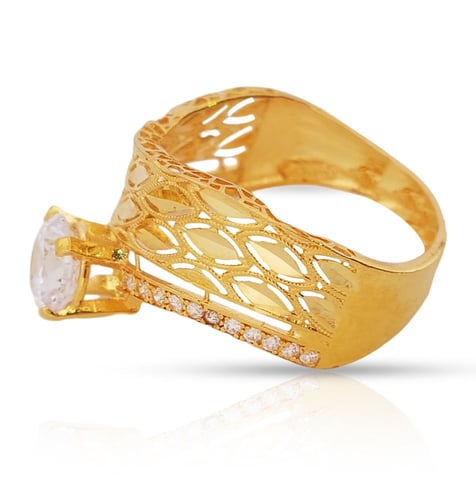 دبلة ذهب عبدالغني - عيار 21 - 3.110 جرام تقريباً