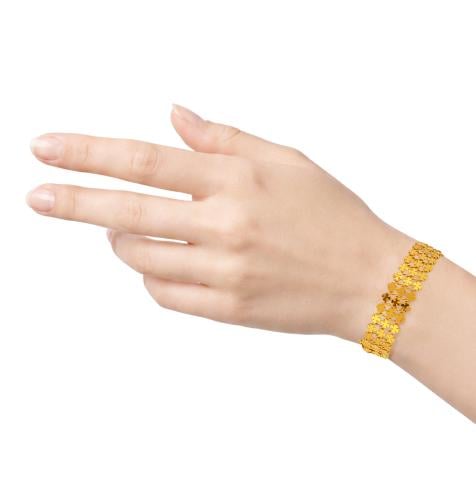 Gold bracelet - 21 karat - approximately 13.18 grams